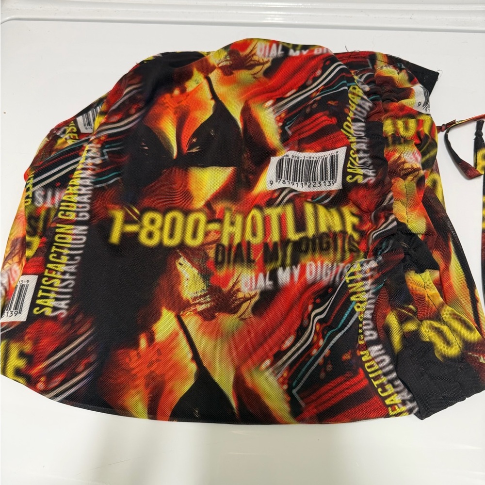 Prettylittlething Stylish Multicolor Strapless Dr… - image 2